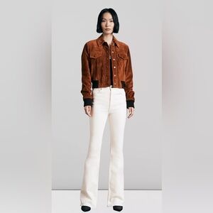 Casey High-Rise Flare - Ecru